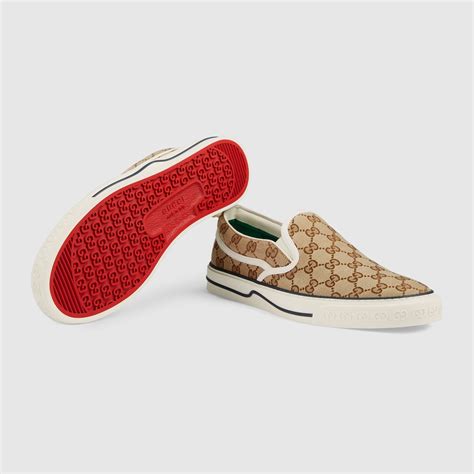 scarpa gucci delonns elastico|Slip Ons Men's Gucci Shoes .